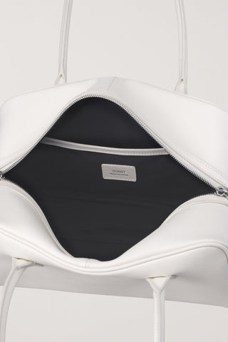 SOFT FRAME COMPACT SHOULDER BAG IVORY