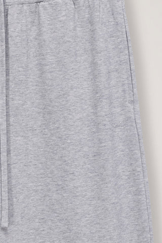 SUMMER WIDE JOGGER PANTS MELANGE GREY