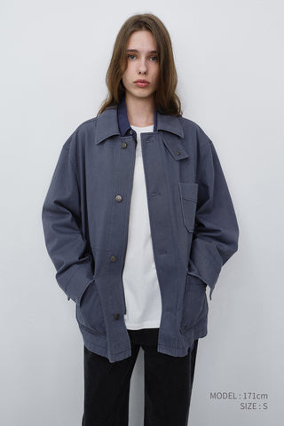 UNISEX CHORE JACKET BLUE