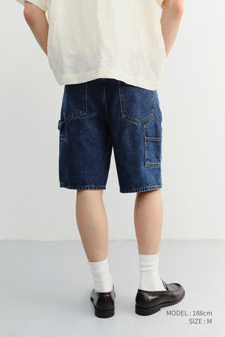 CLASSIC CARPENTER DENIM SHORTS CLASSIC BLUE