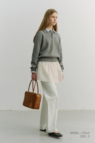 LAYERED VOLUME SKIRT CREAM