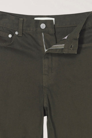ESSENTIAL STRAIGHT COLORED JEANS BROWN