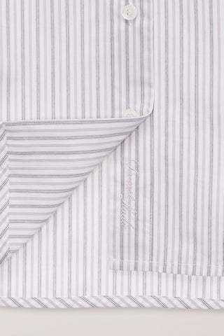 ESSENTIAL SLIM STRIPED SHIRT GREY STRIPE