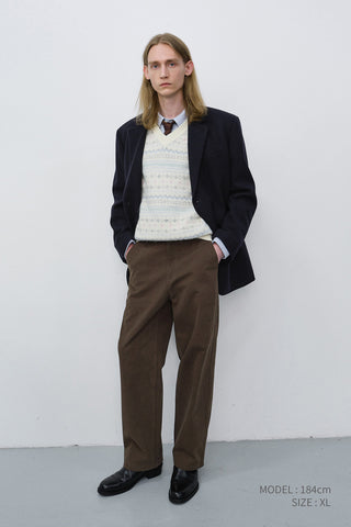 UNISEX CLASSIC 2 BUTTON WOOL BLAZER NAVY
