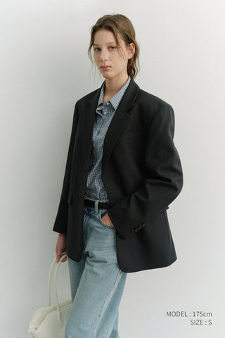 2-WAY ESSENTIAL CHECKED SHIRT BLUE CHECK