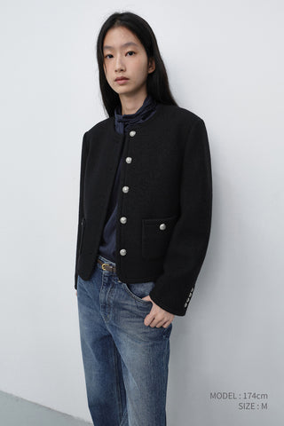 CLASSIC TWEED JACKET BLACK