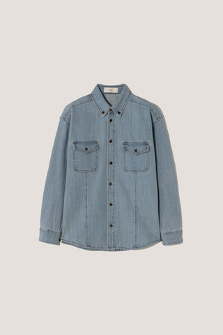 UNISEX CLASSIC DENIM SHIRT LIGHT BLUE