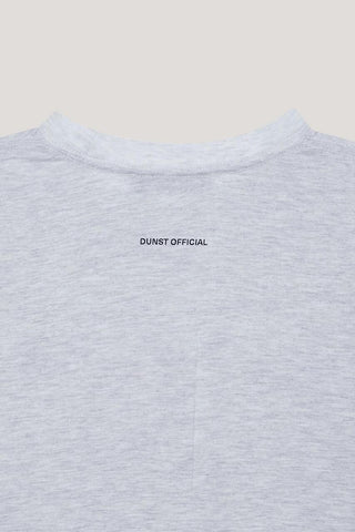 UNISEX LOGO CREASE T-SHIRT LIGHT MELANGE GREY
