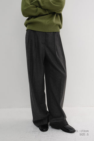 WINTER FLANNEL SLACKS CHARCOAL GREY