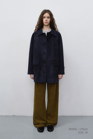 UNISEX LILY ALTER-SUEDE HALF JACKET BLUE NAVY