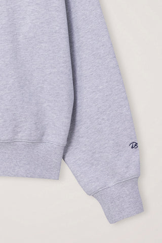 UNISEX PIXEL SWEATSHIRT MID MELANGE GREY