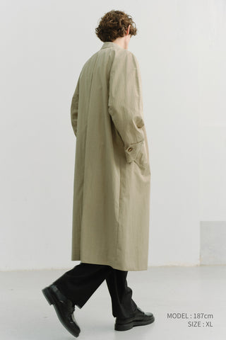UNISEX REFINED MAC COAT KHAKI