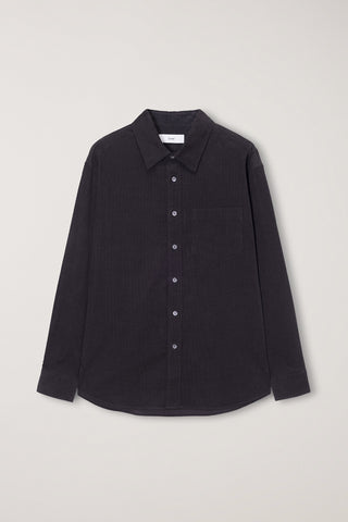 UNISEX CORDUROY SHIRT DARK BROWN