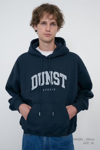 UNISEX ARCH LOGO HOODIE FRENCH NAVY
