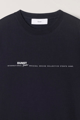UNISEX MINIMAL LETTERING T-SHIRT BLACK