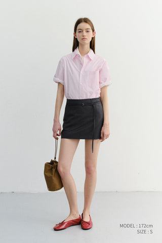 UNISEX OVERSIZED HALF SLEEVE SHIRT SOFT PINK