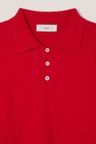 UNISEX CASHMERE COLLARED SWEATER RED