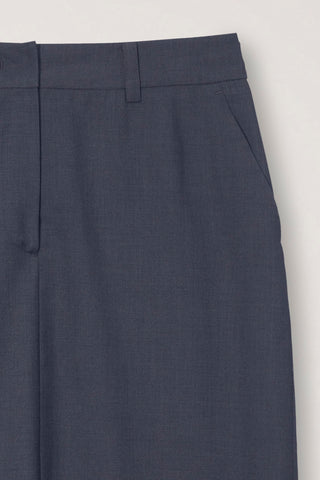 H-LINE LONG SKIRT DEEP GREY