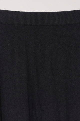 KNITTED MAXI SKIRT BLACK