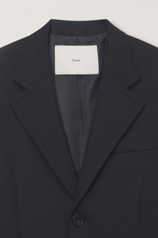 UNISEX OVERSIZED WOOL BLAZER BLACK