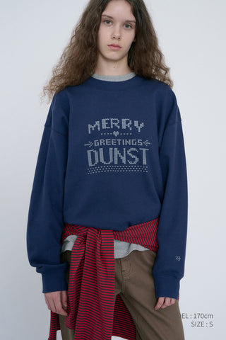 UNISEX PIXEL SWEATSHIRT NAVY