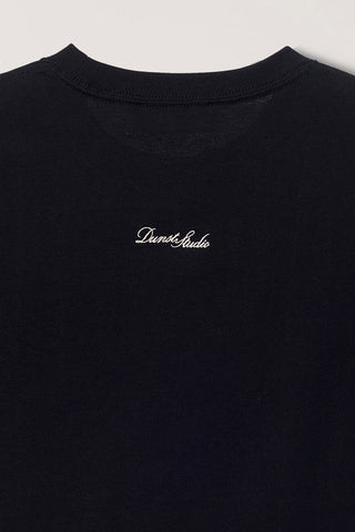 UNISEX SUMMER HOLIDAY CAR T-SHIRT BLACK