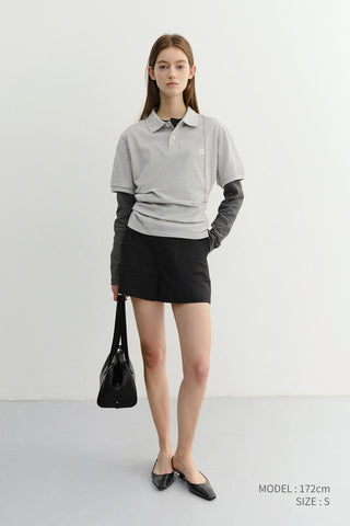 COTTON SAFARI SHORTS BLACK