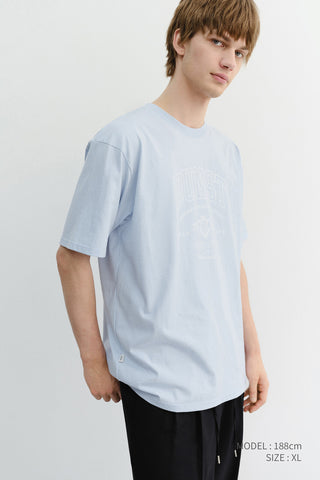 UNISEX CUPID ARCH LOGO T-SHIRT SOFT BLUE
