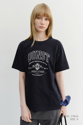 UNISEX CUPID ARCH LOGO T-SHIRT FRENCH NAVY