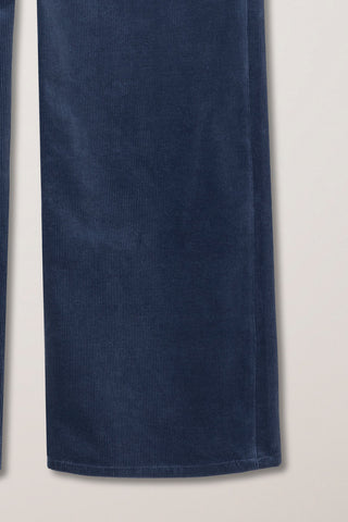 90S WIDE CORDUROY JEANS WASHED BLUE