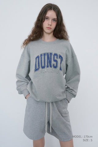 UNISEX ARCH LOGO SWEATSHIRT MELANGE GREY