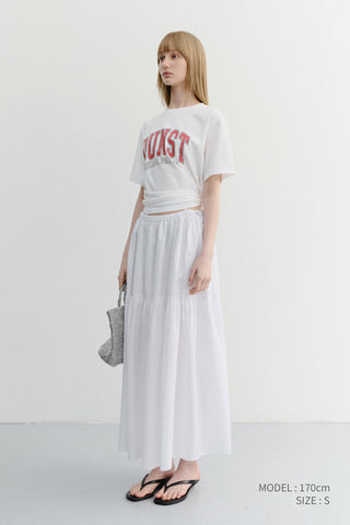 UNISEX VINTAGE ARCH LOGO T-SHIRT OFF WHITE