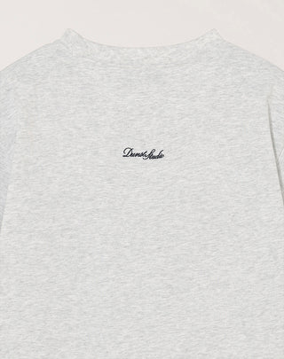 UNISEX CLASSIC LOGO T-SHIRT LIGHT MELANGE GREY