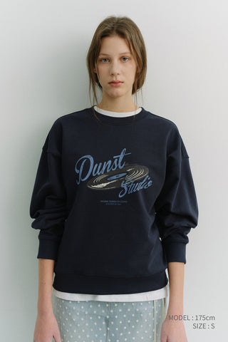 UNISEX VINYL SWEATSHIRT FRENCH NAVY