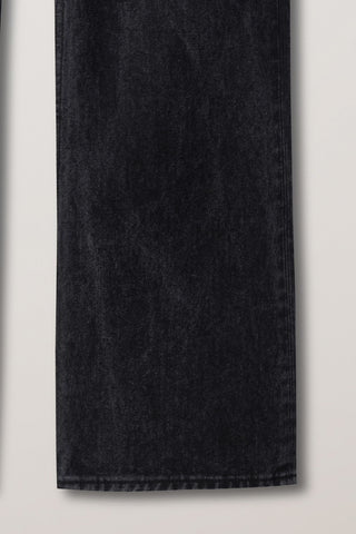 RELAXED FLARED JEANS BLACK