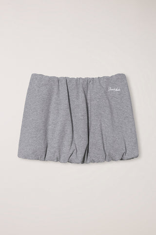 MINI VOLUMED SKIRT MELANGE GREY