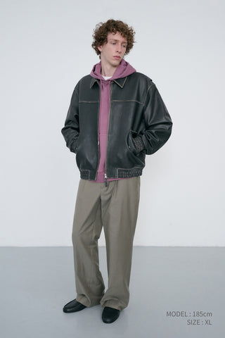 UNISEX GARMENT DYED HOODIE PURPLE