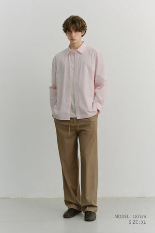 UNISEX SOFT POPLIN SHIRT SOFT PINK
