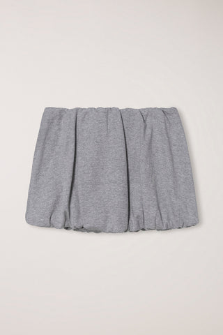 MINI VOLUMED SKIRT MELANGE GREY