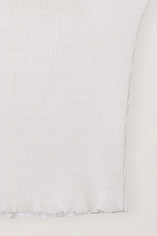 PLEATS BLOUSE IVORY