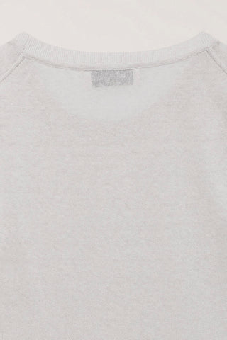 UNISEX SHEER LAYERING KNIT VEST LIGHT GREY