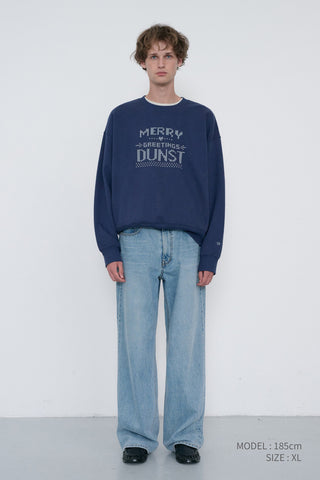 UNISEX PIXEL SWEATSHIRT NAVY