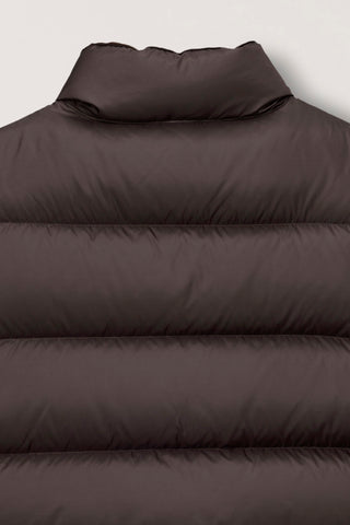 UNISEX GOOSE DOWN VEST BROWN