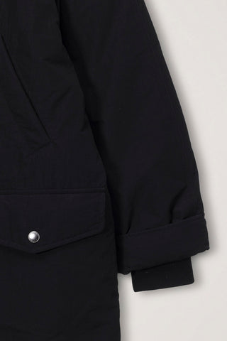 UNISEX GOOSE DOWN PARKA JACKET BLACK
