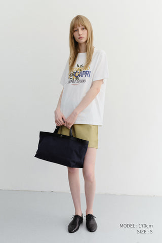 UNISEX LIMONCELLO T-SHIRT OFF WHITE