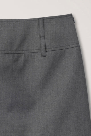 MICRO MINI SKIRT GREY