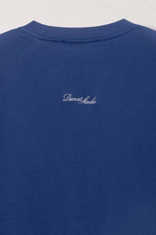 UNISEX VINYL T-SHIRT BLUE