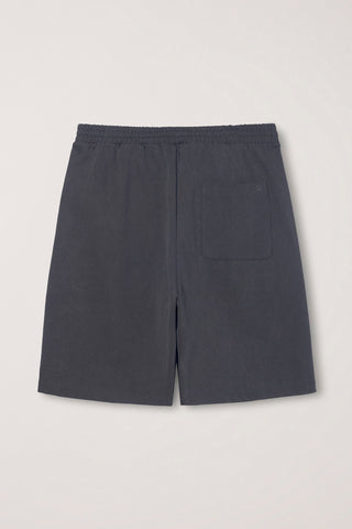 UNISEX PIGMENT RELAXED BEACH SHORTS CHARCOAL GREY