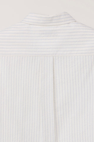UNISEX HOLIDAY STRIPED SHIRT CREAM STRIPE