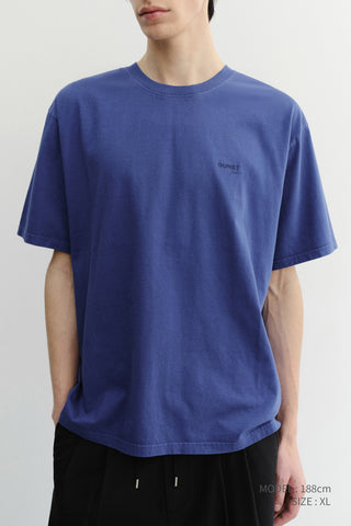 UNISEX GARMENT DYED T-SHIRT BLUE